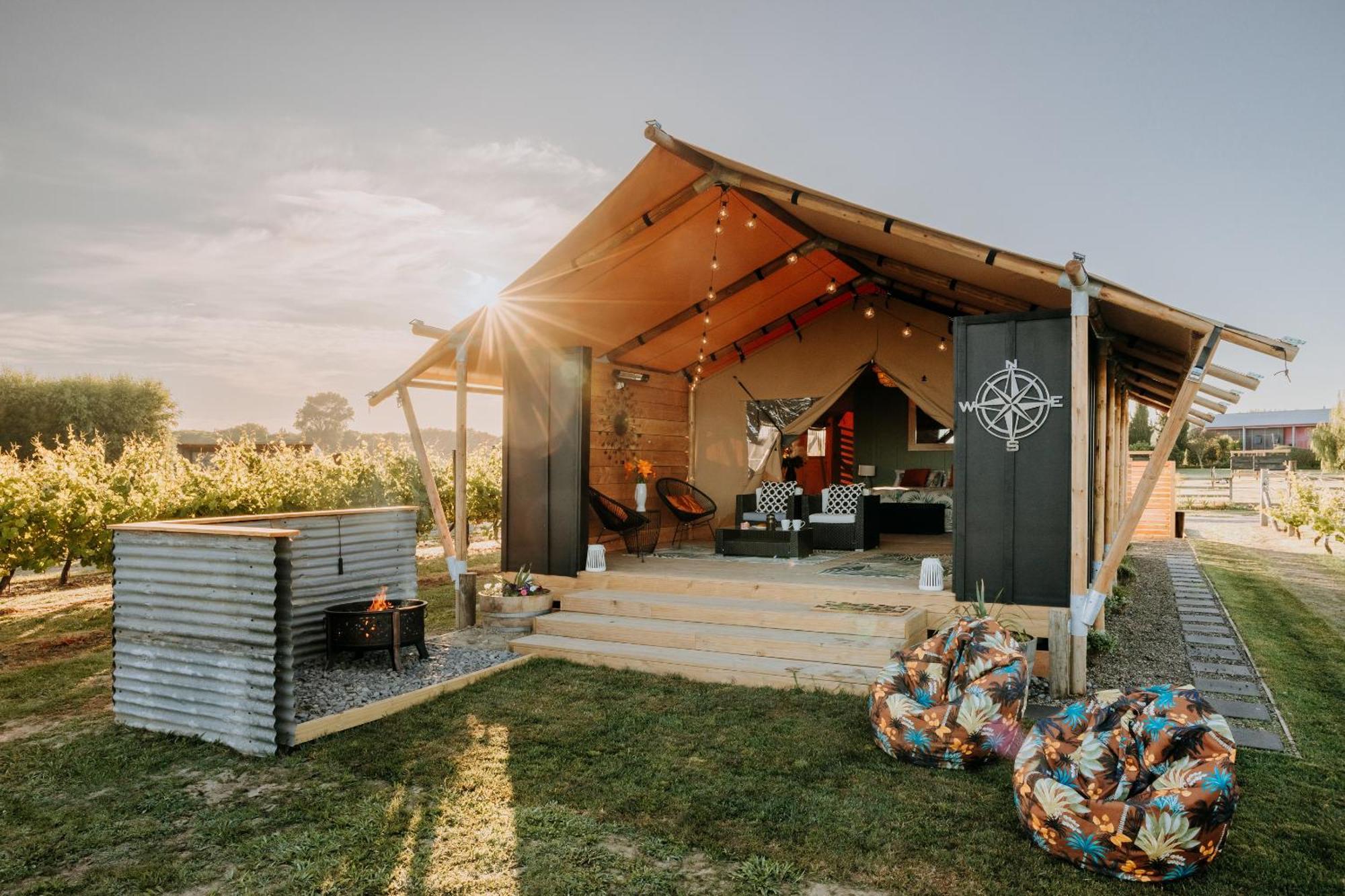 Villas & Vines Glamping Hastings Exterior foto