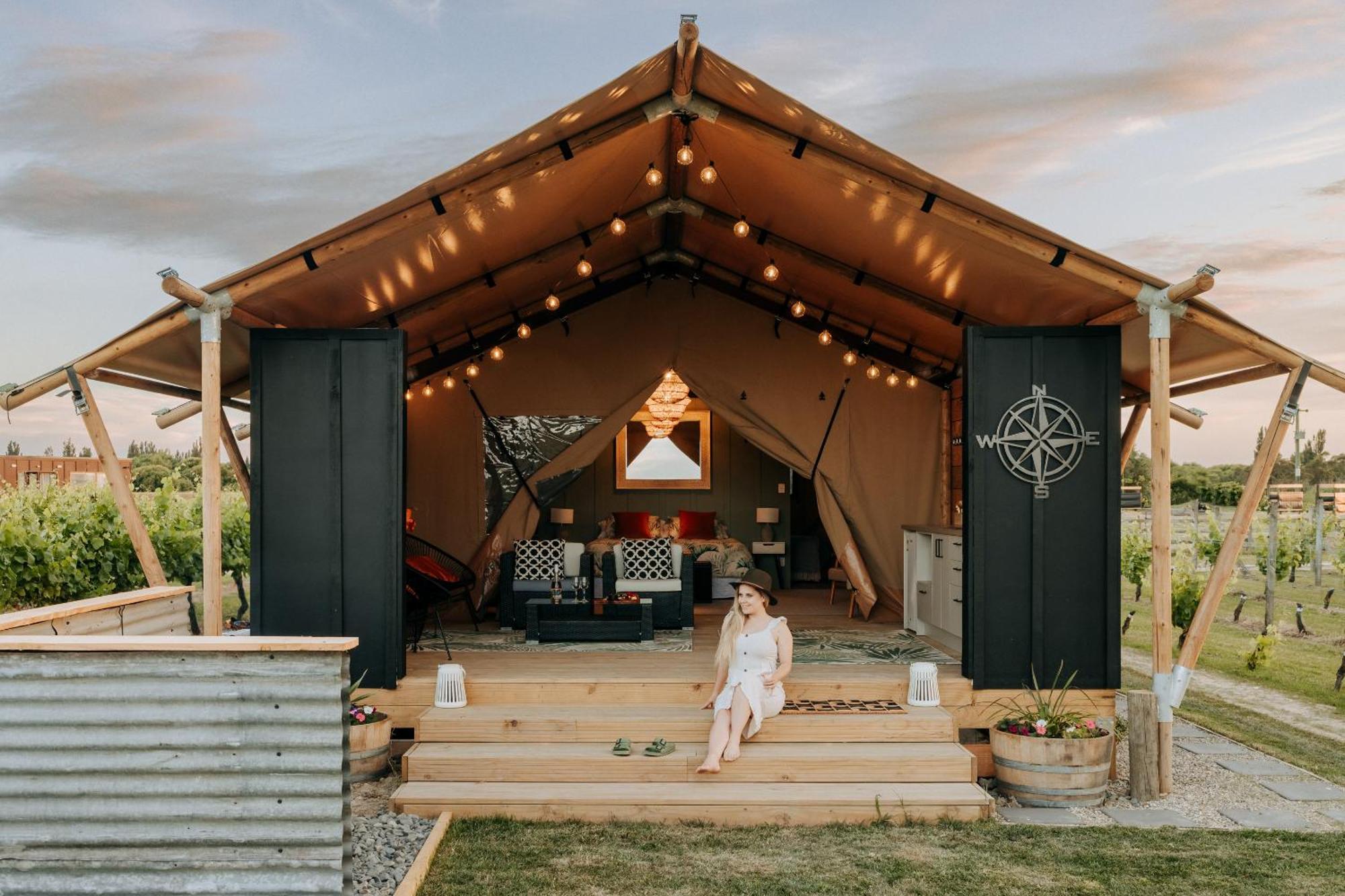Villas & Vines Glamping Hastings Exterior foto