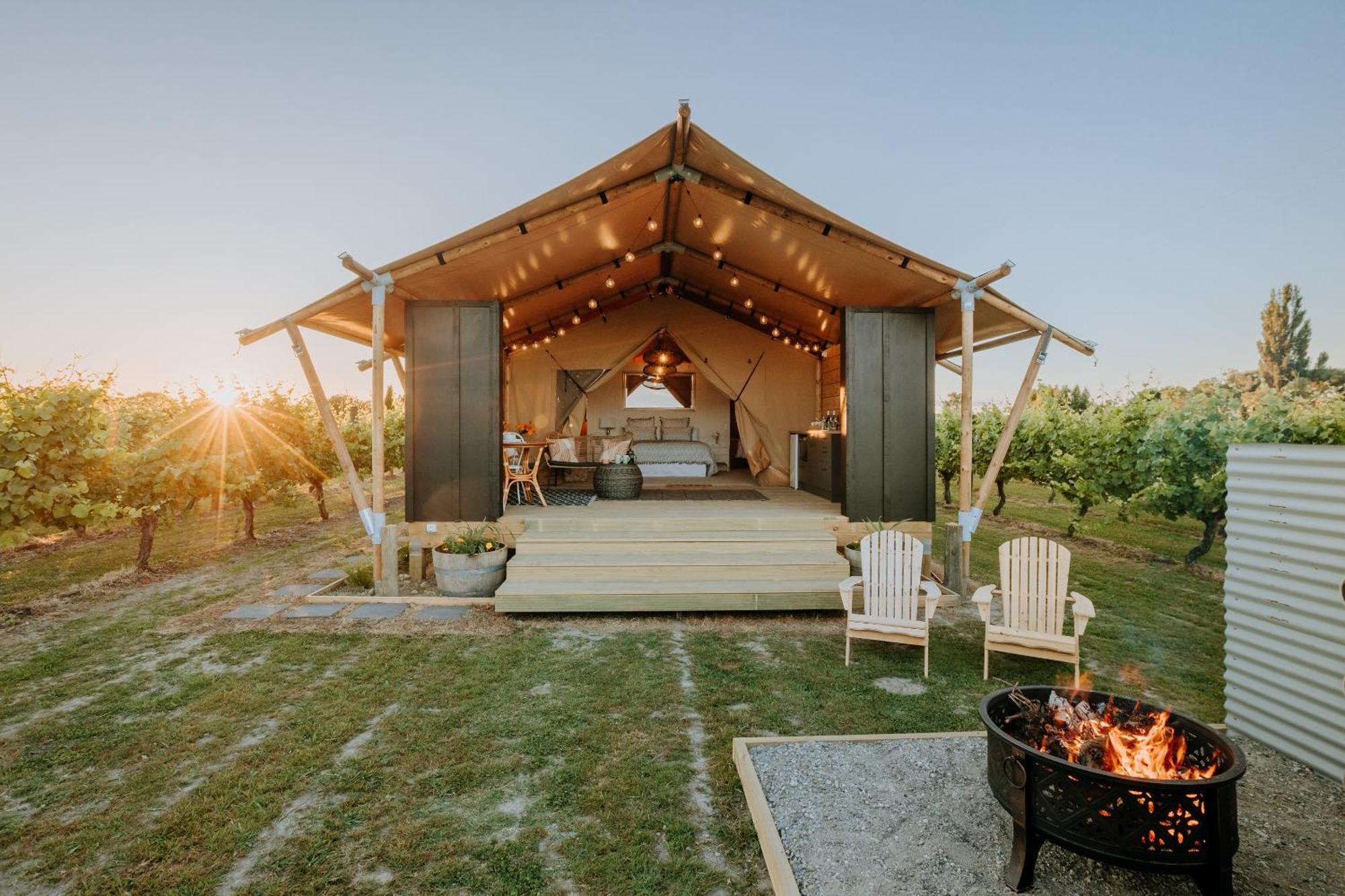 Villas & Vines Glamping Hastings Exterior foto